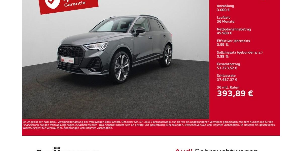 Audi Q3 1.100 km 52.980 &euro; Karlsruhe 76131