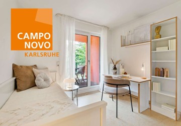 Wohnung Karlsruhe Nordweststadt - 1 Zimmer, 22 m&sup2;, 470&euro; | Angebot:26981344
