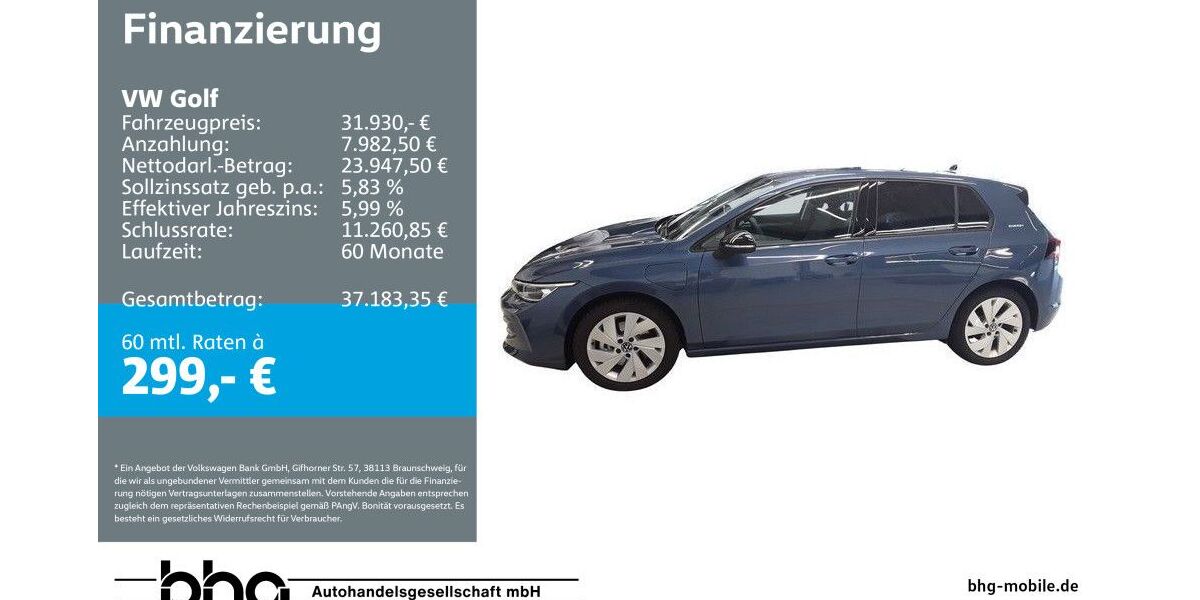 VW Golf 5.092 km 31.930 &euro; Durmersheim 76448