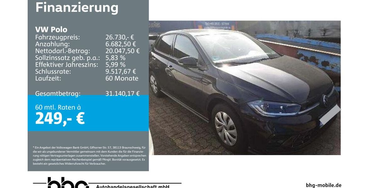 VW Polo 27.350 km 24.930 &euro; Durmersheim 76448