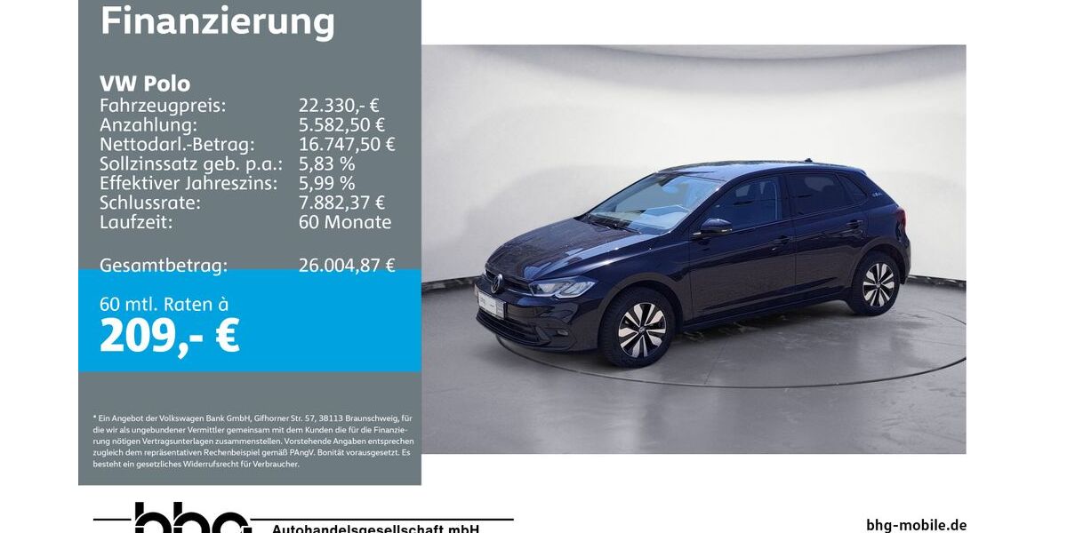 VW Polo 23.175 km 21.360 &euro; Durmersheim 76448