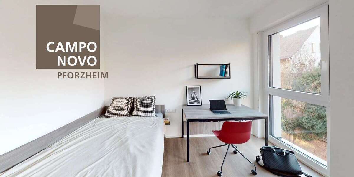 Etagenwohnung Pforzheim Nordstadt - 1 Zimmer, 21 m&sup2;, 337&euro; | Angebot:23641042