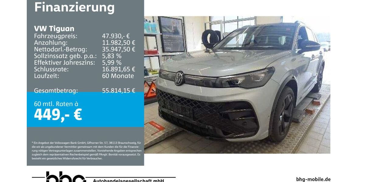 VW Tiguan 12.281 km 44.860 &euro; Ettlingen 76275