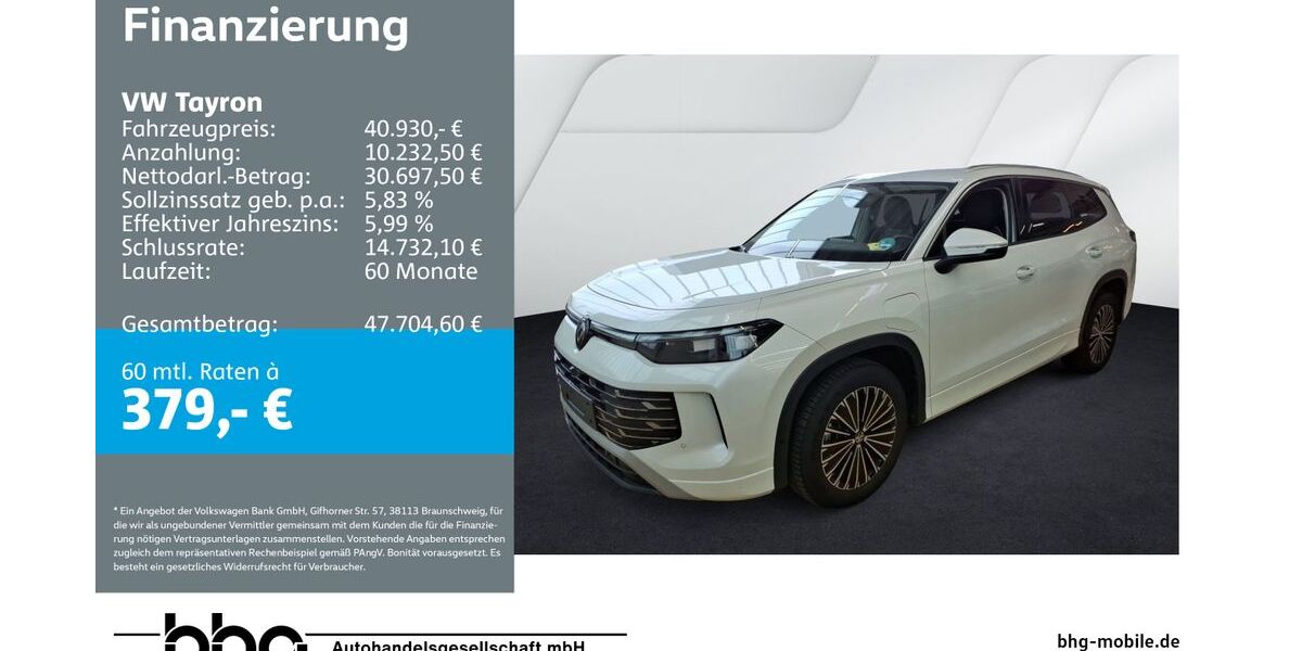 VW Tayron 3.187 km 40.930 &euro; Durmersheim 76448