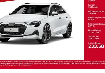 Audi A3 5.050 km 33.980 &euro; Karlsruhe 76131