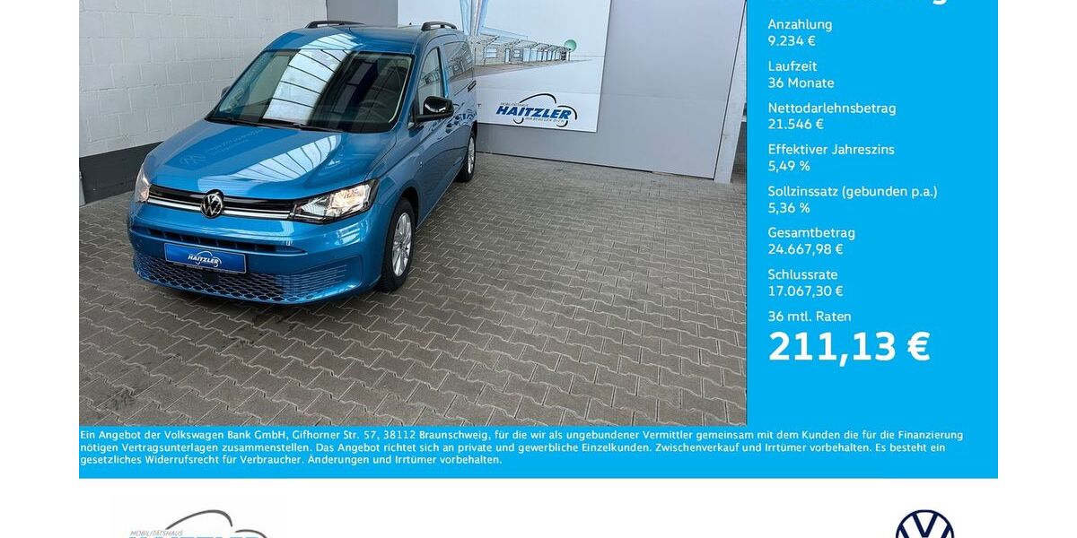 VW Caddy 10.800 km 30.780 &euro; Gernsbach 76593