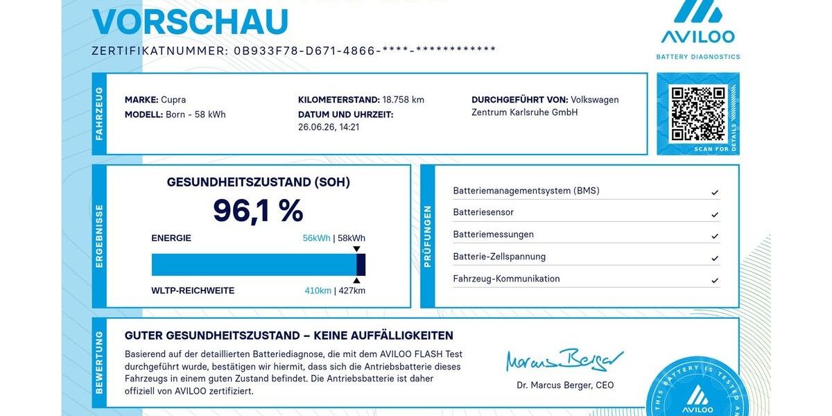 Cupra Born 18.800 km 28.980 &euro; Karlsruhe 76131