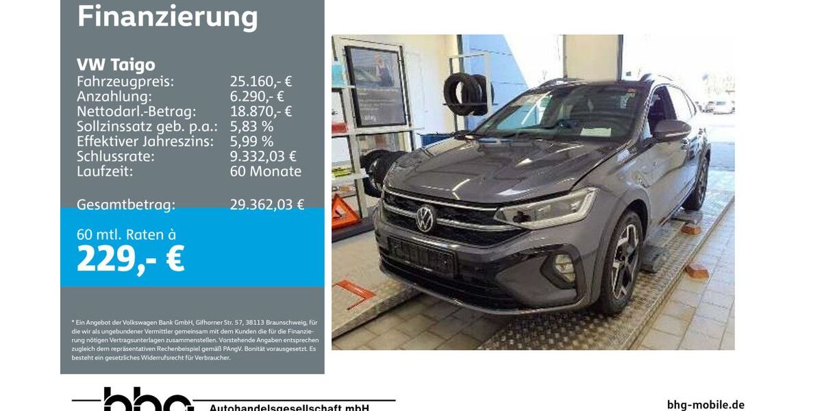 VW Taigo 10.313 km 24.890 &euro; Durmersheim 76448
