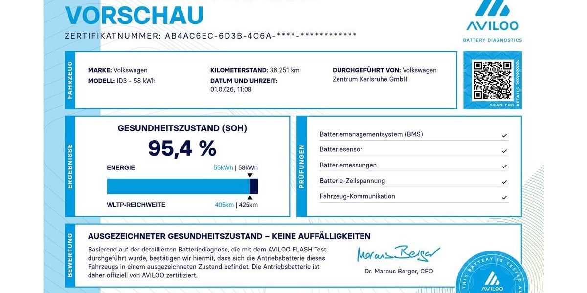 VW ID.3 36.300 km 26.990 &euro; Karlsruhe 76131